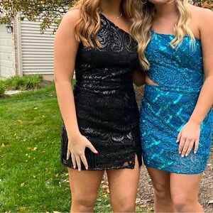 Lulus Black homecoming dress